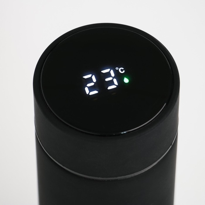 Термос, 500 мл, Basic "Мастер К", с ситечком, с датчиком температуры, сохраняет тепло 10 ч