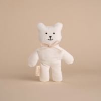 Мягкая игрушка &laquo;Мишка&raquo;, с бантиком, 17 см, цвет белый