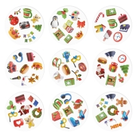 Новогодняя настольная игра &laquo;Новый год: Дуббль 3D&raquo;, 55 карт, 5+