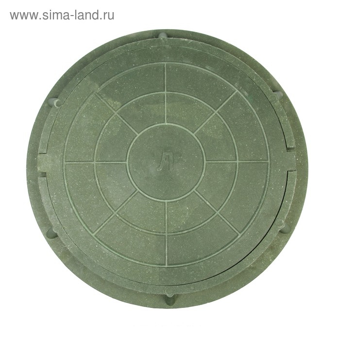 Люк полимерный, легкий, 30 кН, нагрузка до 3 т, зеленый Люк полимерный, легкий, 30 кН, нагрузка до 3 т, зеленый