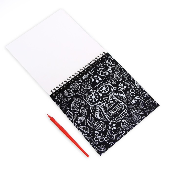 Гравюра блокнот - раскраска детская «Животные», 19 х 19 см Гравюра блокнот - раскраска детская «Животные», 19 х 19 см