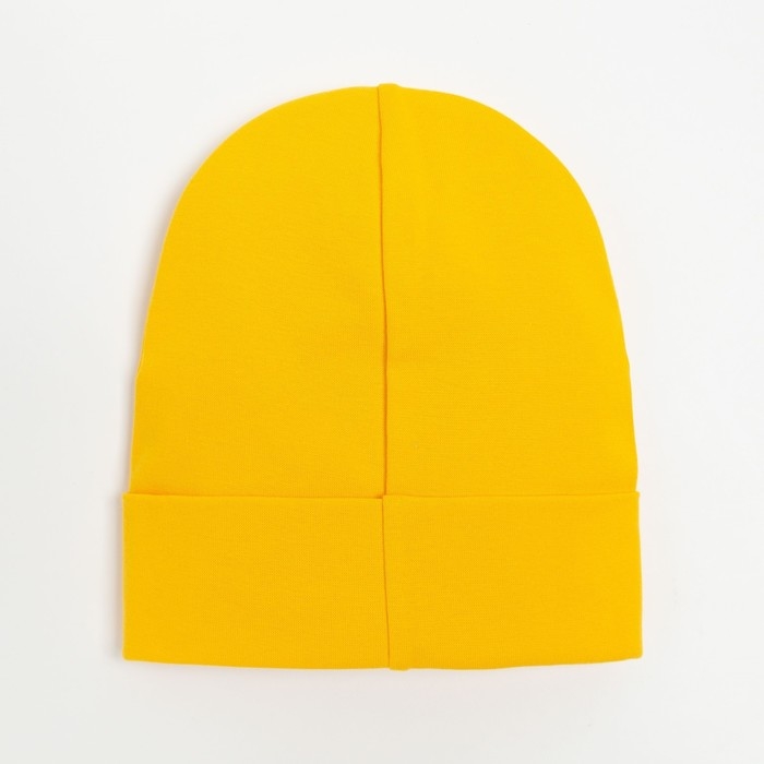 Шапка детская, цвет горчица, размер 54-58 Шапка детская, цвет горчица, размер 54-58