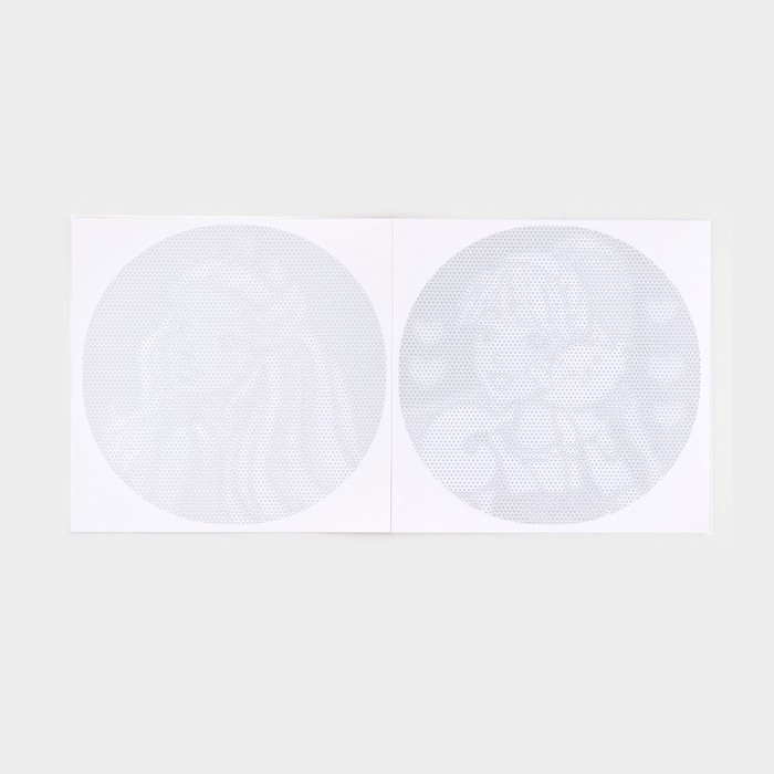 Раскраска-антистресс по сердечкам &laquo;Голубоглазая красавица&raquo;, 21 х 21 см