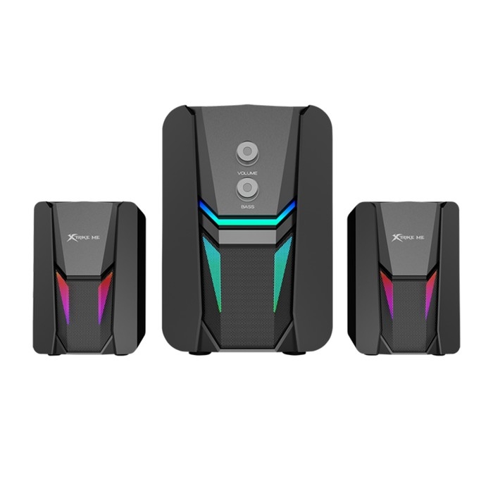Компьютерные колонки Xtrike Me SK-612, 2х3 Вт + 5 Вт, USB, подсветка, чёрные Компьютерные колонки Xtrike Me SK-612, 2х3 Вт + 5 Вт, USB, подсветка, чёрные