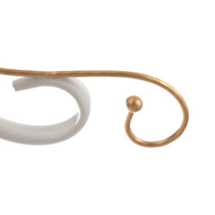 Люстра потолочная Жаклин 2хE27 40Вт Белый, золото Люстра потолочная Жаклин 2хE27 40Вт Белый, золото