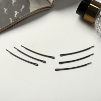 Зажим для волос "Народный" 4,4 см, чёрный (набор 20 шт) Зажим для волос "Народный" 4,4 см, чёрный (набор 20 шт)