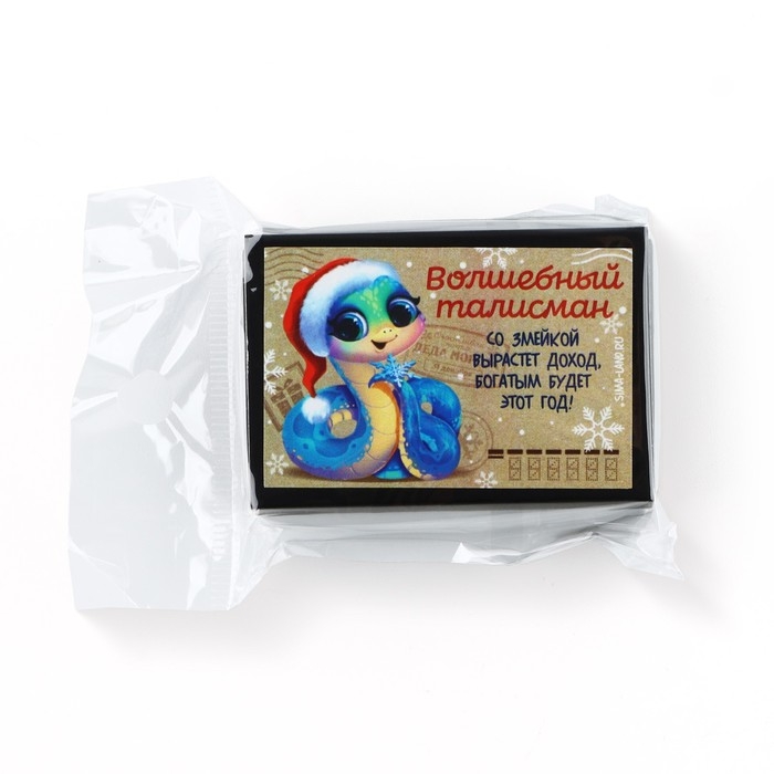 Монета в коробочке новогодняя &laquo;Волшебный талисман&raquo; на Новый год, диам. 2.5 см