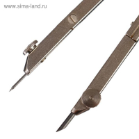 Циркуль металлический Koh-I-Noor 6541, 122 мм серебристый, прозрачный футляр, европодвес