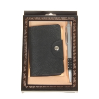 Набор подарочный 2в1 (ручка, визитница) Набор подарочный 2в1 (ручка, визитница)