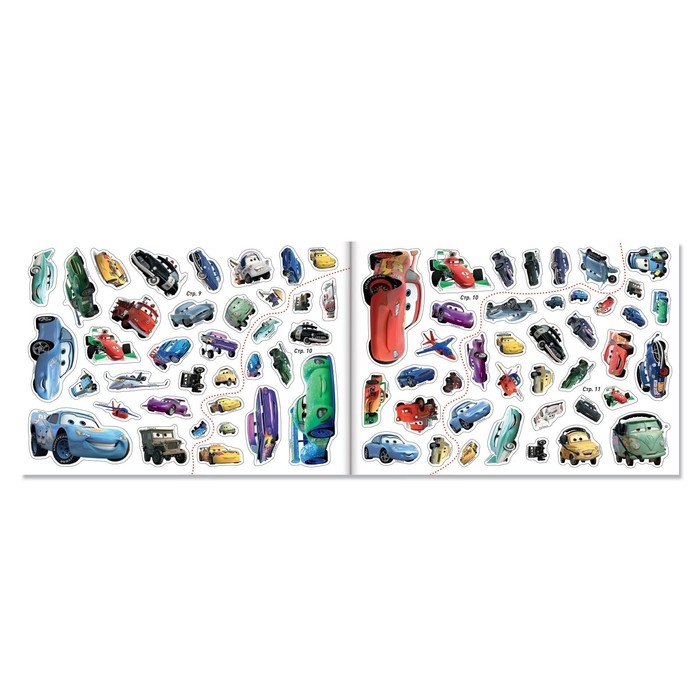 Набор альбомов 100 и 250 наклеек &laquo;Друзья&raquo;, 3 шт., Тачки