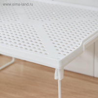 Подставка на металлических ножках &laquo;Лофт&raquo;, 29,5&times;26&times;17,2 см, цвет белый