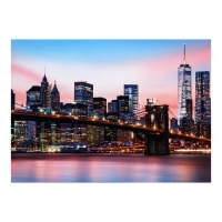 Картина на холсте "Городской закат" 50*70 см Картина на холсте "Городской закат" 50*70 см