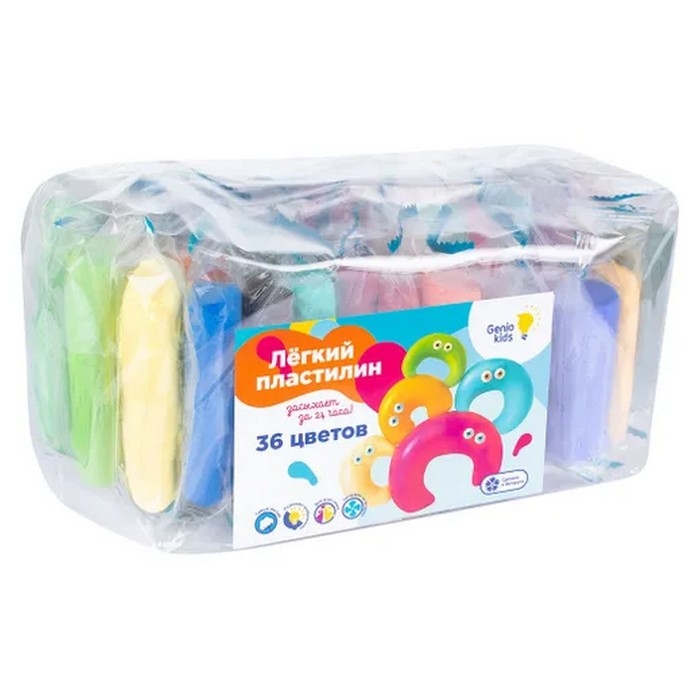 Набор для детской лепки &laquo;Лёгкий пластилин&raquo; 36 цветов