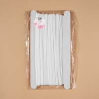 Резинка для укрепления кружева, 5 мм, 10 &plusmn; 0,5 м, цвет белый