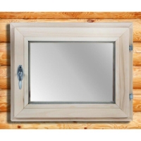 Окно, 40&times;50см, однокамерный стеклопакет, из липы