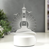 Светильник "Маяк" LED RGB от сети 9,5х11,5х19 см RISALUX Светильник "Маяк" LED RGB от сети 9,5х11,5х19 см RISALUX
