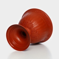 Кашпо уличное &laquo;Ангара&raquo;, 12 л, цвет терракотовый