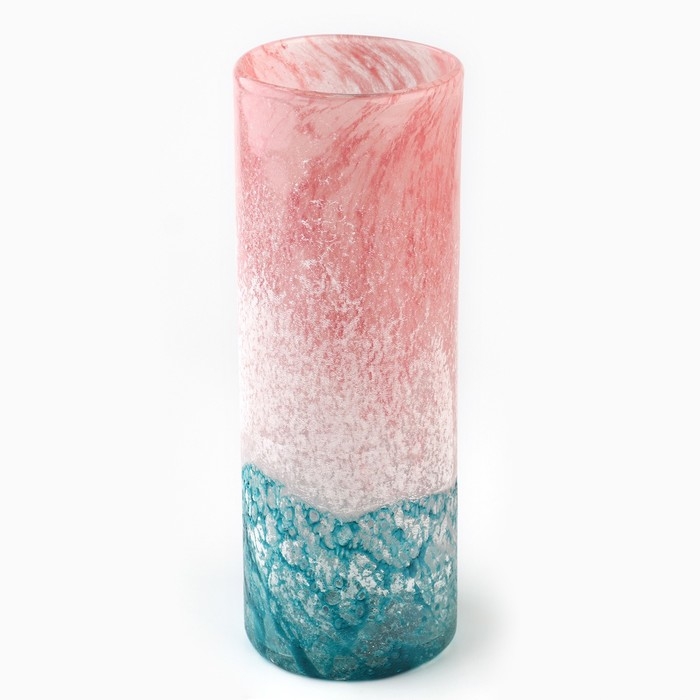 Ваза для цветов &laquo;Бриз&raquo; из цветного стекла 31&times;12&times;12 см