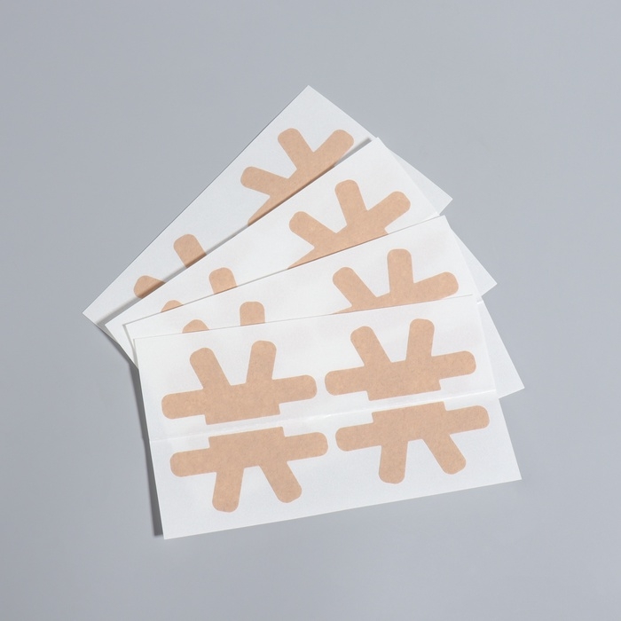 Наклейки против вросших ногтей, 16 шт, цвет бежевый