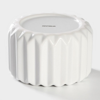 Банка для хранения сыпучих продуктов Доляна &laquo;Золотое крыло. Фламинго&raquo;, 700 мл, 12&times;15 см, керамическая, цвет белый