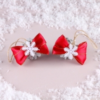 Новогодний набор «Шишки банты снежинка» Новогодний набор «Шишки банты снежинка»