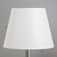 Лампа настольная "Алора" 1х40Вт Е27 хром 21х21х36 см RISALUX Лампа настольная "Алора" 1х40Вт Е27 хром 21х21х36 см RISALUX