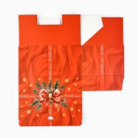 Коробка подарочная новогодняя складная «Роскошный бант», 22 х 15 х 10 см, Новый год Коробка подарочная новогодняя складная «Роскошный бант», 22 х 15 х 10 см, Новый год