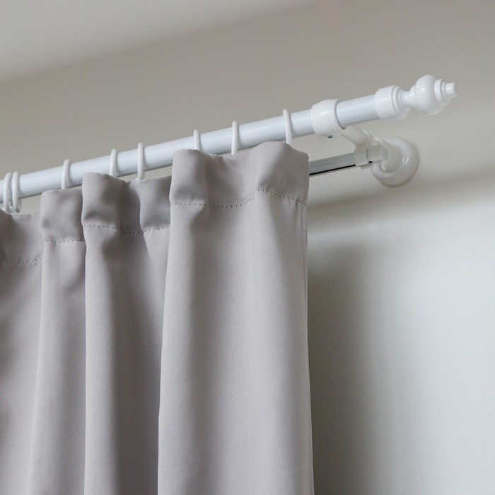 Карниз двухрядный, 200 см, цвет белый