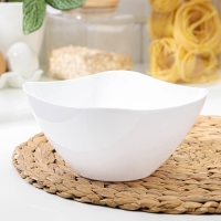 Салатник пластиковый &laquo;Рондо&raquo;, 1 л, цвет белый