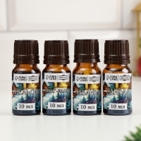 Новый год Набор эфирных масел 10 мл "Для уюта и тепла в доме" Апельсин, Сандал, Иланг-иланг