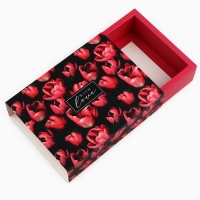 Коробка для сладостей &laquo;Тюльпаны&raquo;, 20 х 15 х 5 см