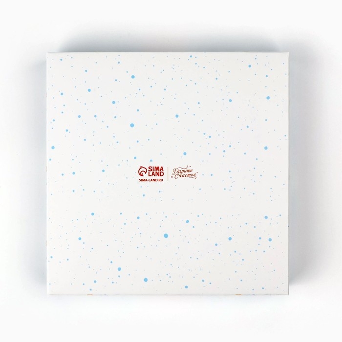 Коробка для кондитерских изделий &laquo;Снежный город&raquo;, 15 х 15 х 20 см, Новый год