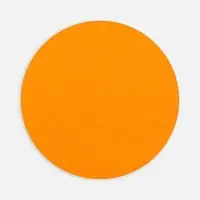 Наклейка тканевая Lunga Round, M, оранжевый неон