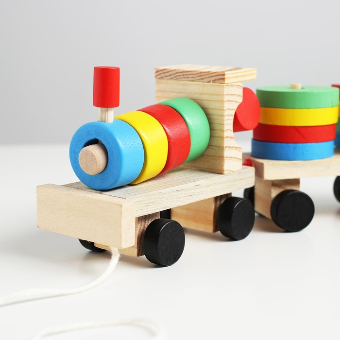 Конструктор Конструктор "Паровоз" 4 фигуры