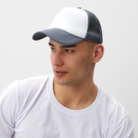 Бейсболка с сеткой MINAKU, цвет серый, размер 56-58 Бейсболка с сеткой MINAKU, цвет серый, размер 56-58