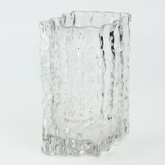Ваза для цветов &laquo;Марбл&raquo; из прозрачного стекла 20,5&times;15,5&times;10 см