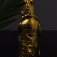 Статуэтка "Конь в пальто" 11х5 см, цвет золото