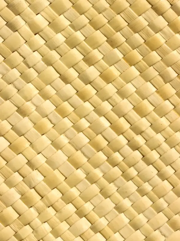 Сумка плетёная из пандана 25х18х38 см, цв. бежевый