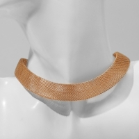 Чокер «Адажио» сетка, цвет золото, 37 см Чокер «Адажио» сетка, цвет золото, 37 см