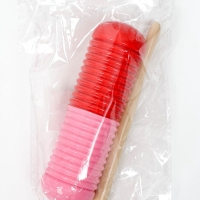 Музыкальный инструмент Гуиро Music Life трещотка, 14 х 4,5 см, розовый с красным Музыкальный инструмент Гуиро Music Life трещотка, 14 х 4,5 см, розовый с красным