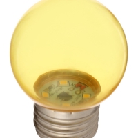 Лампа светодиодная, G45, Е27, 1.5 Вт, для белт-лайта, прозрачная, желтая, набор 10 шт Лампа светодиодная, G45, Е27, 1.5 Вт, для белт-лайта, прозрачная, желтая, набор 10 шт