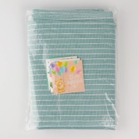 Мешковина упаковочная с нанесением &laquo;С Днём Рождения!&raquo; с открытками , 0,5 х 4 м