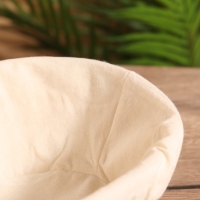 Корзинка с тканевым подкладом, 24х18х9 см, ротанг