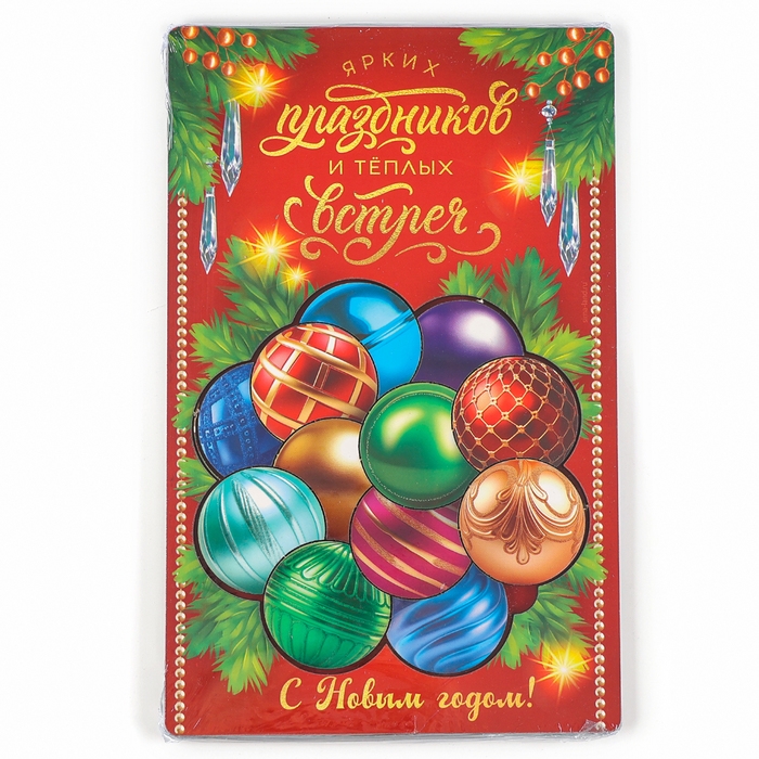 Новогодняя деревянная головоломка для детей &laquo;Новый год! Ёлочные шарики&raquo;, 21 х 15 см