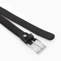 Ремень дет 04-01-02-01, 2,2*0,3*75-90 см, винт, пряж мет, черный