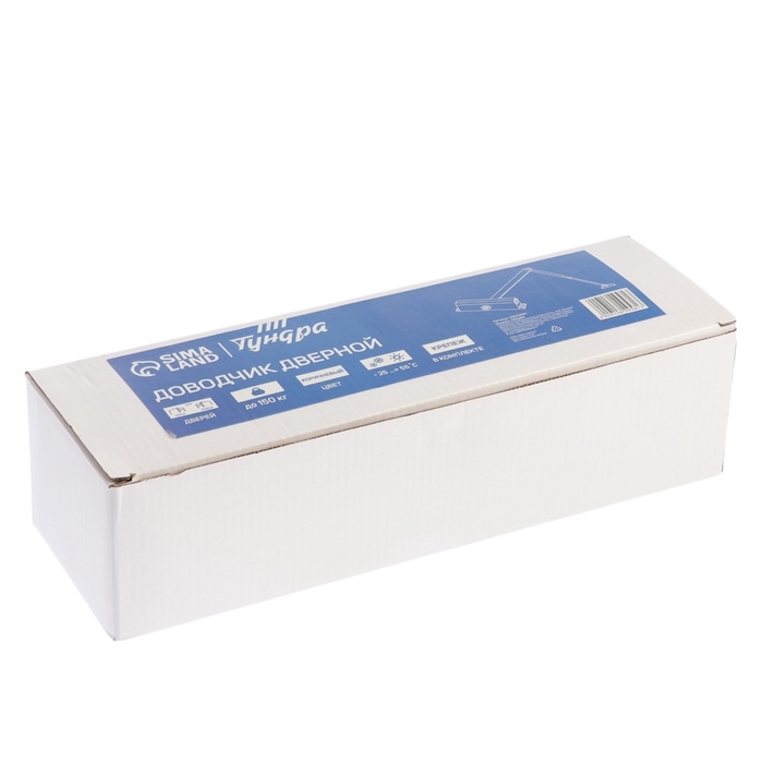 Доводчик дверей ТУНДРА D150BR, до 150 кг, цвет коричневый