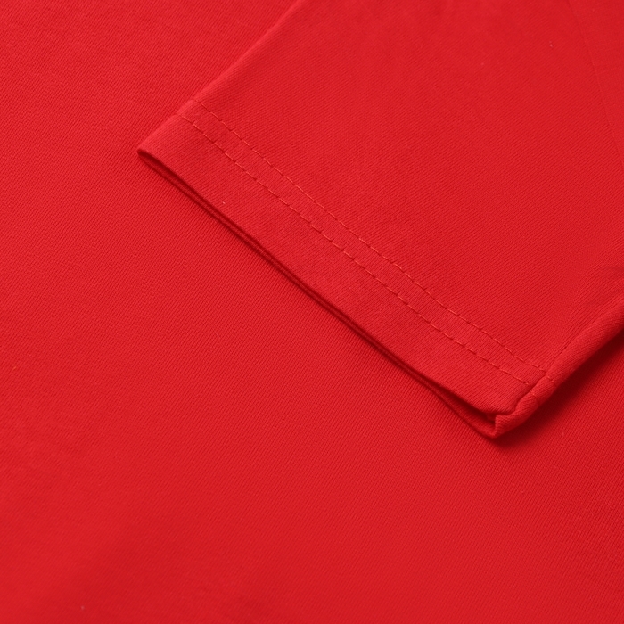 Футболка детская, цвет красный, рост 122 см