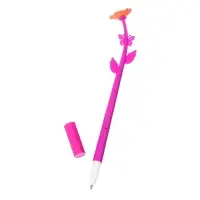 Ручка - прикол гелевая &laquo;Цветы&raquo;, неавтоматическая, узел 0.5 мм, МИКС