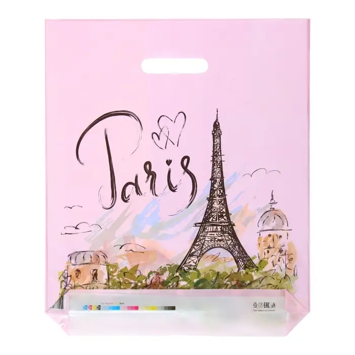 Пакет &laquo;Матье&raquo;, полиэтиленовый с вырубной ручкой, 36&times;43 см, 35 мкм