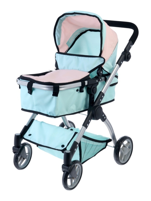 Коляска для кукол универсальная &laquo;Нежность&raquo;, с корзиной, металлический каркас